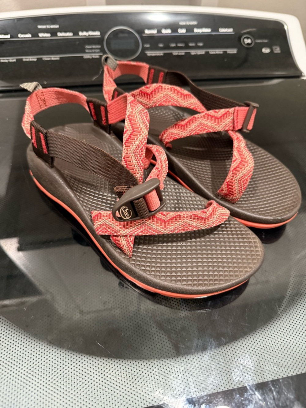 Chaco Strappy Sandal in Coral